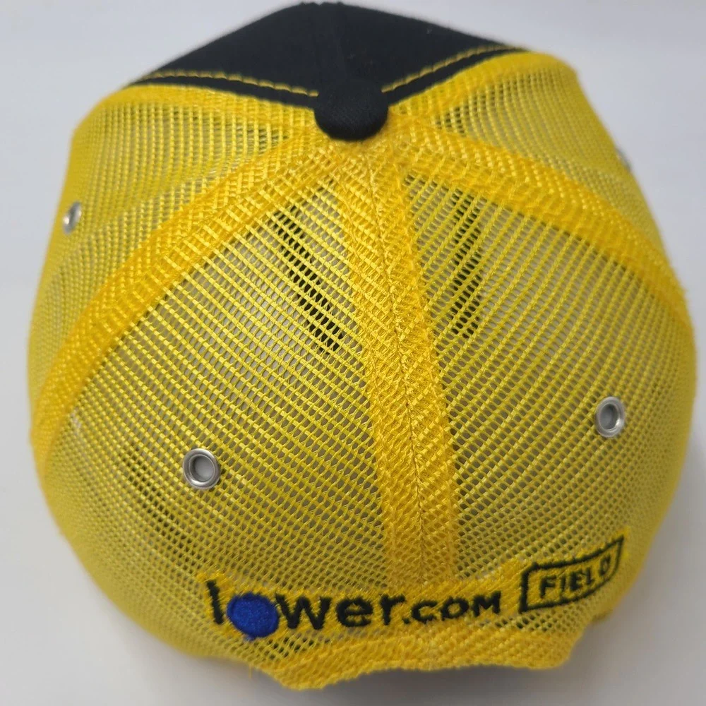 Columbus Crew Hat Snapback Trucker Mesh‎ Black Yellow MLS Soccer Lower Com Field